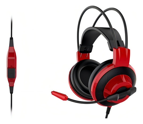 Auriculares + Mic Msi Gamer Headset Ds501 Jack3.5