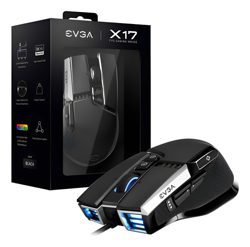 Mouse Evga Gamer X17 Mouse Black