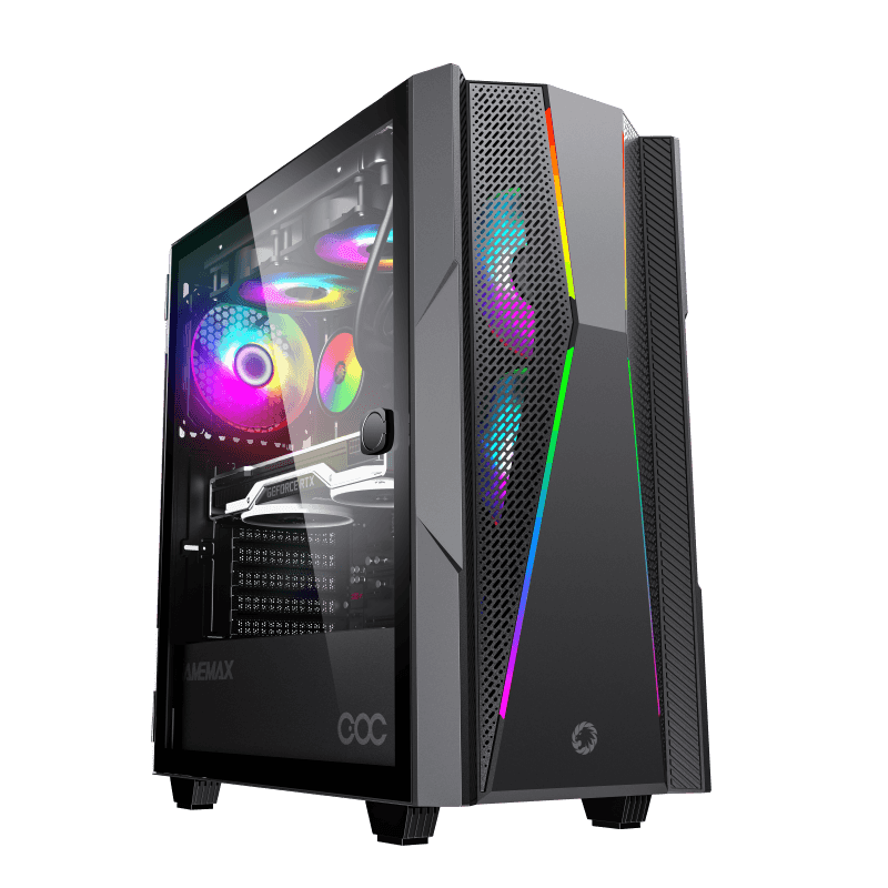 Gab Gamemax Typhoon Coc 2*fan Argb E-atx