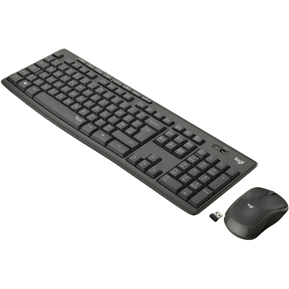 Tec+mouse Logitech Mk295 Wireless Back Latino
