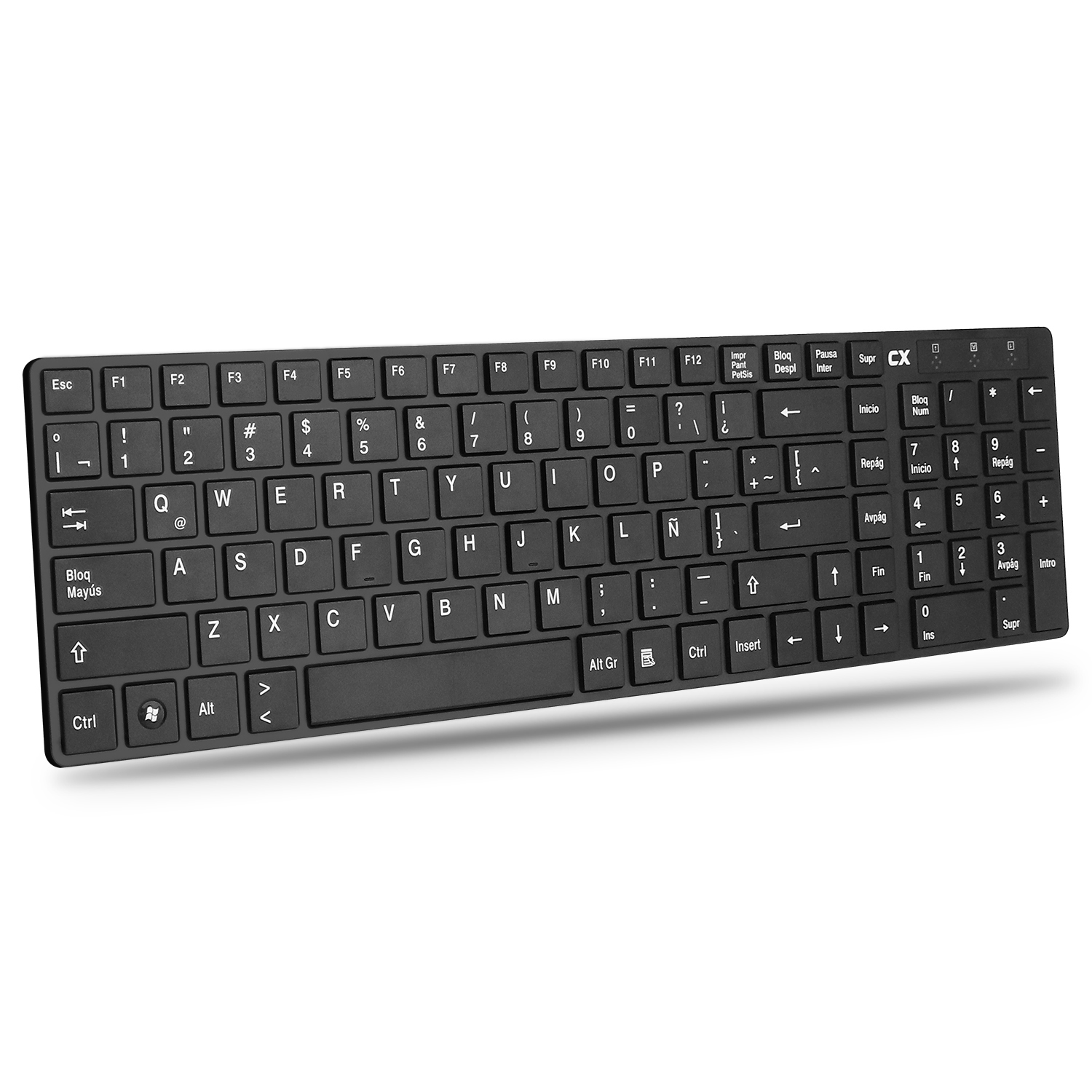 TECLADO CX SLIM WK-718 TECLA CHOCOLATE USB